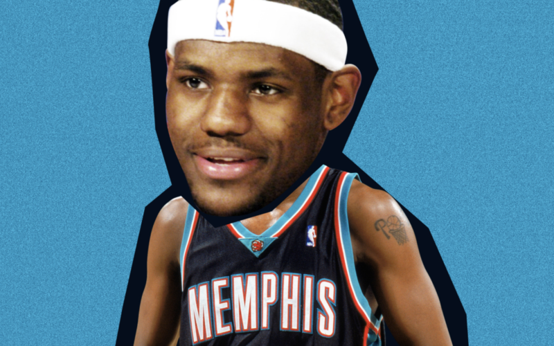E se la carriera di LeBron James fosse iniziata a Ovest?