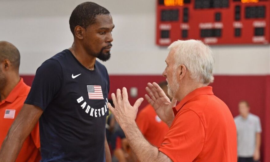 “Eravamo tutti ipnotizzati” Gregg Popovich sugli allenamenti di Kevin Durant alle Olimpiadi