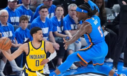 Il capolavoro della difesa dei Thunder su Haliburton in Gara 2