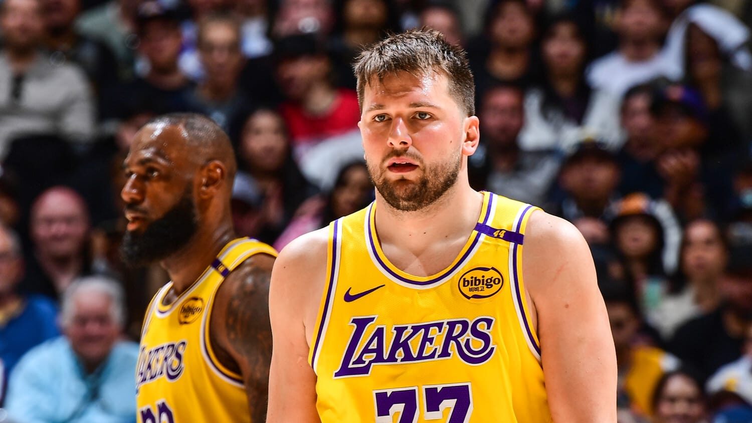 LeBron James Luka Doncic Los Angeles Lakers