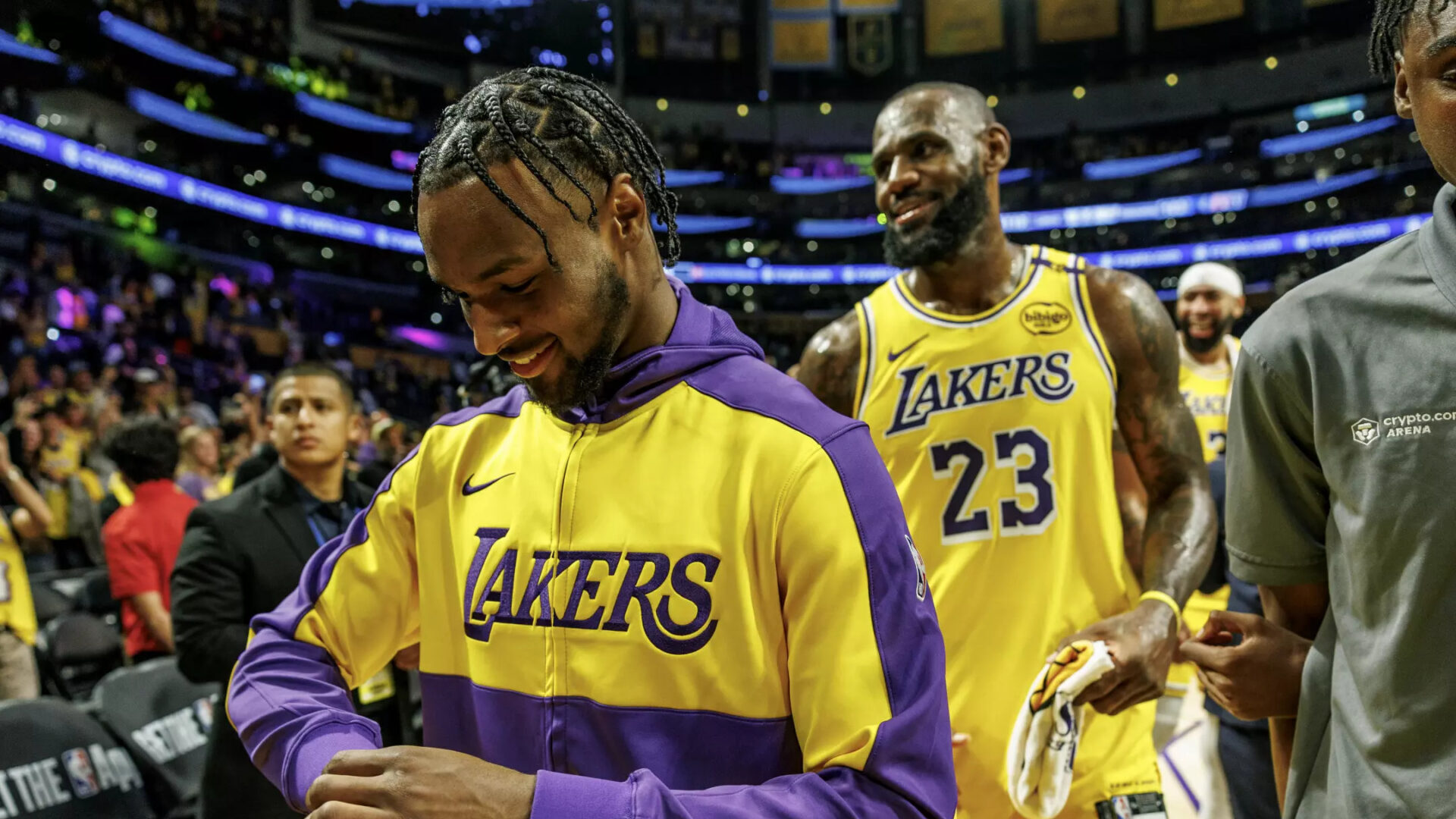 LeBron James Bronny Lakers