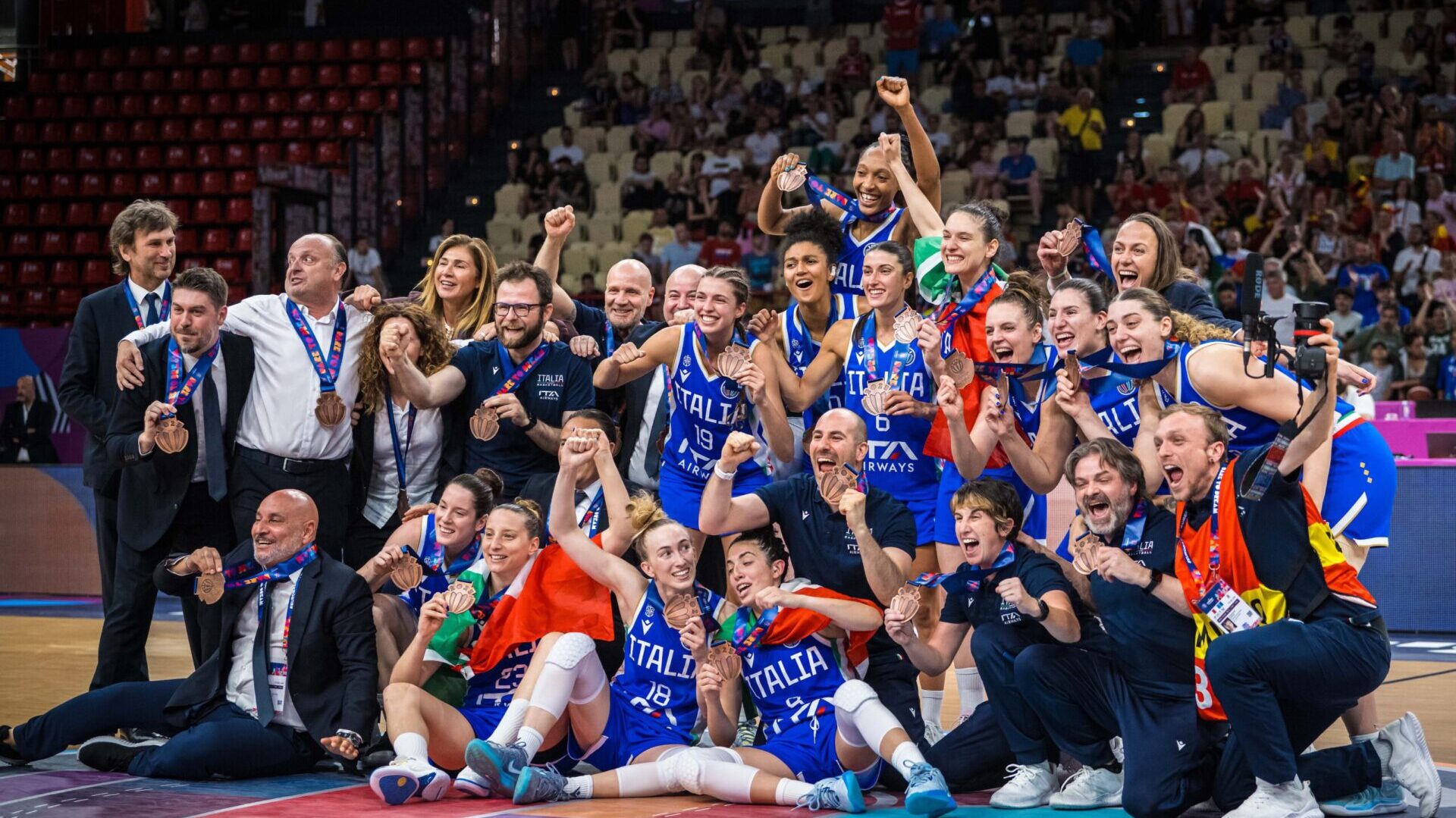 Italbasket femminile, bronzo all'eurobasket 2025
