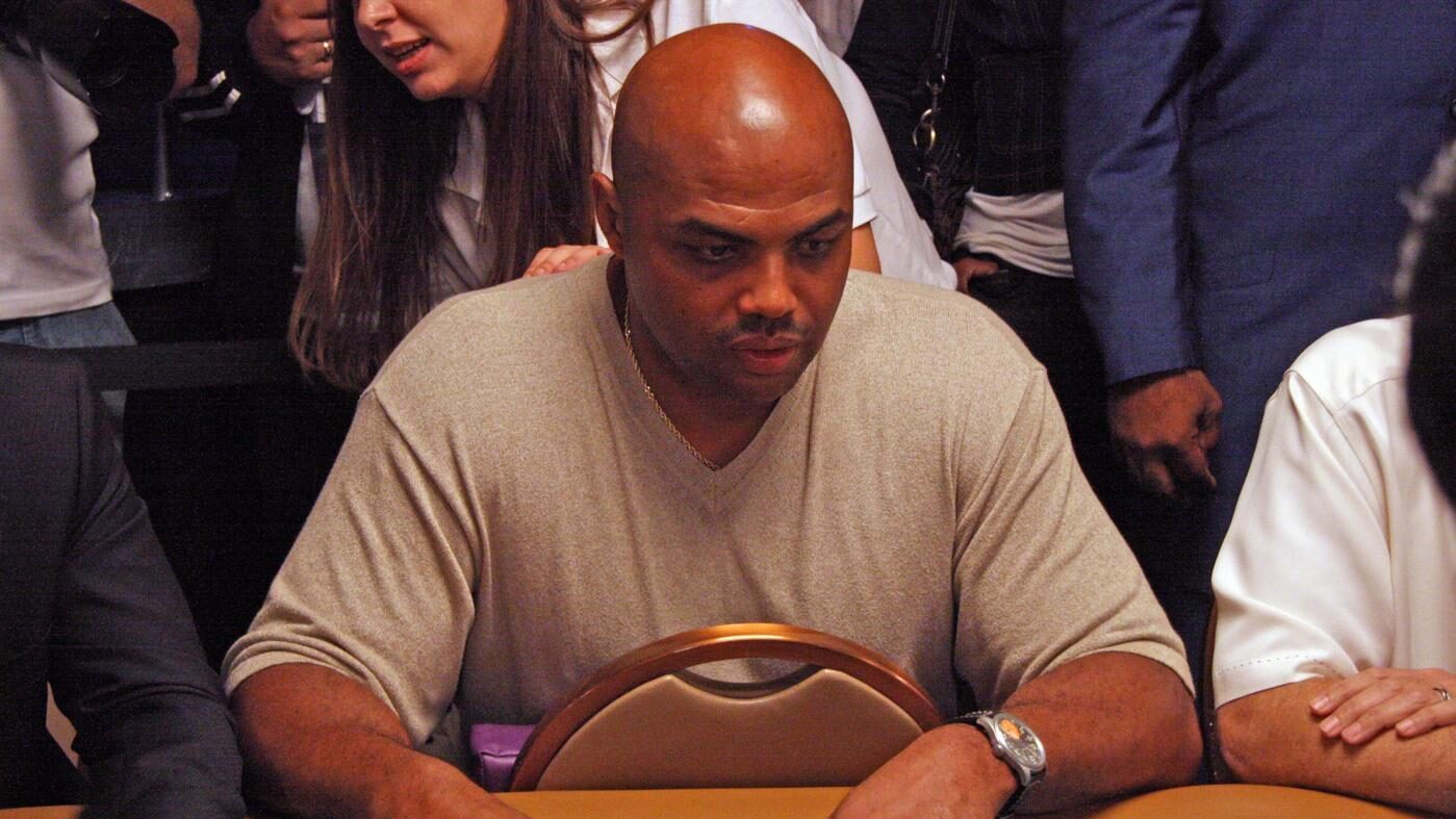 Charles Barkley, giocatore di basket NBA, al casinò