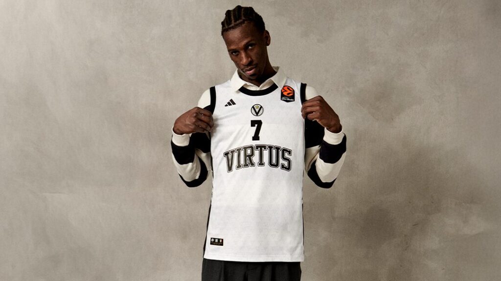 adidas e virtus bologna rivelano la away jersey