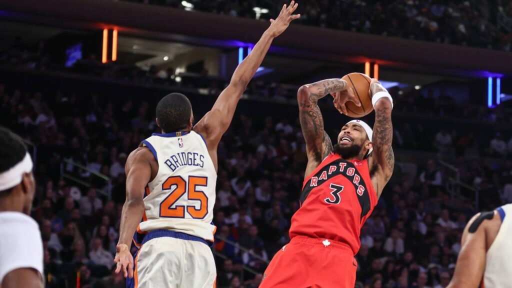 Toronto Raptors Knicks NBA Cup
