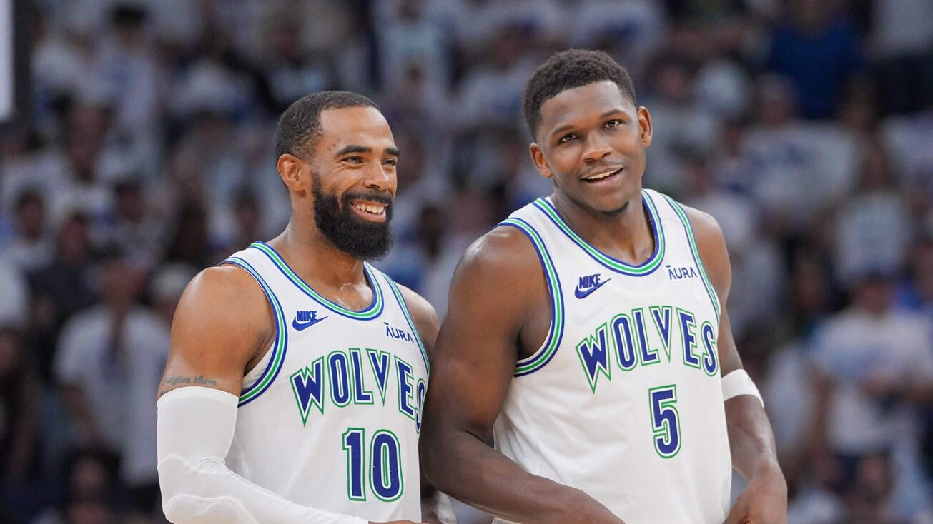 Mike Conley Anthony Edwards Minnesota Timberwolves