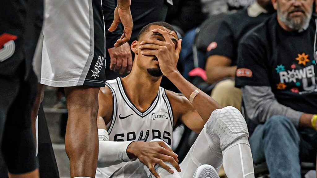 wembanyama nba infortunio concussion