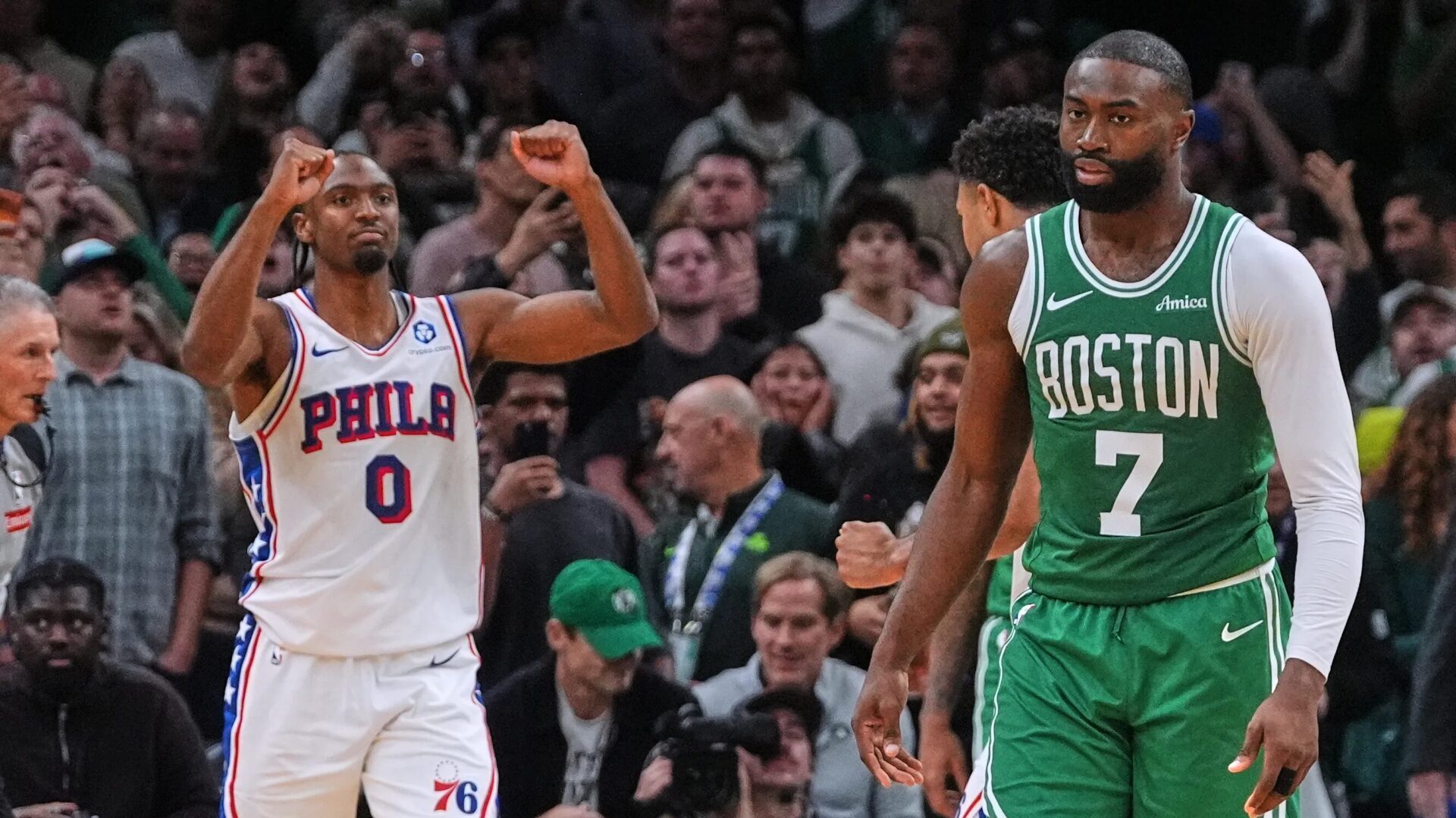 Boston celtics  Philadelphia 76ers nba around the game
