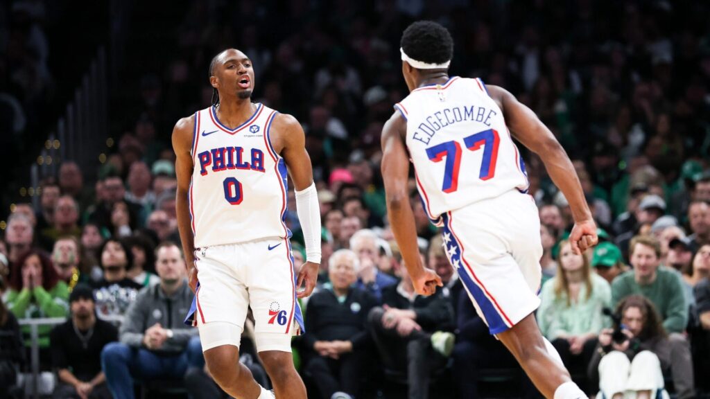 VJ Edgecombe e Tyrese Maxey rubano Gara 2 per i 76ers