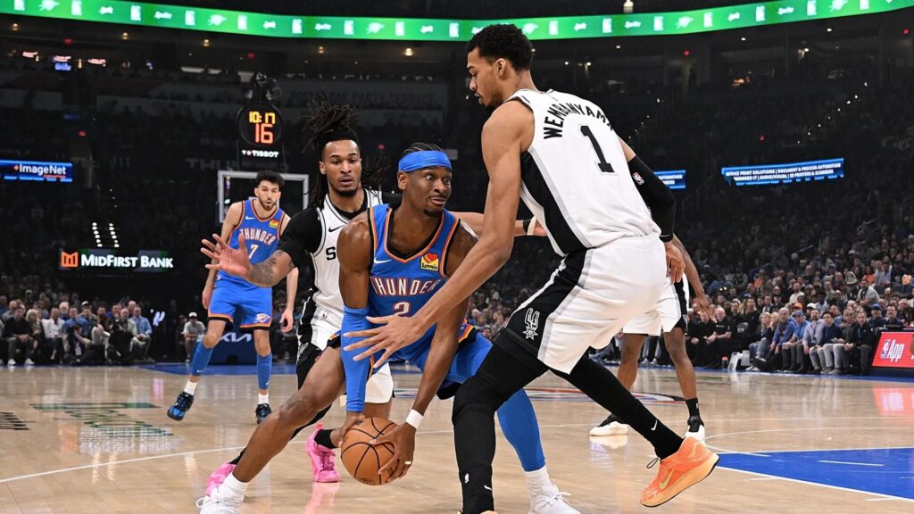 Thunder contro Spurs, Shai Gilgeous-Alexander contro Wembanyama NBA