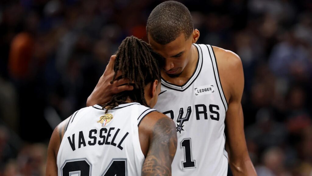 Wembanyama dei San Antonio Spurs dopo le NBA Finals