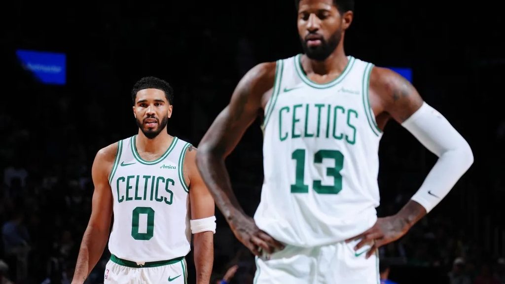 Paul George e Jayson Tatum alla prima con i Celtics in preseason NBA